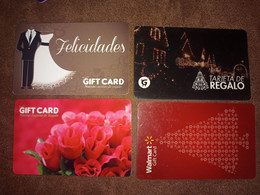 COSTA RICA, CENTRAL AMÉRICA: 4 DIFFERENT GIFT CARDS - Costa Rica