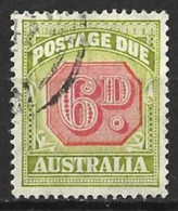 AUSTRALIA....KING GEORGE VI..(1936-52..)...." 1938.."......POSTAGE-DUE.....6d....SGD117....(CAT.VAL.£48...)..CDS....VFU. - Segnatasse