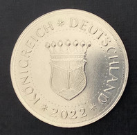 KRD Königreich Deutschland 2022 25 Mark Silber Münze R! (€ Regionalgeld Silver Local Coin Token Monnaie Régionale - Altri & Non Classificati