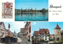 Postcard Switzerland Sempach-Stadt Multi View - Sempach