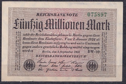Germany - 1923 - 50 000 000 Mark  - R108e.. Wmk-G/D In Stars..UNC - 50 Millionen Mark