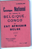 CATALOGUE NATIONAL 1939 Belgique Congo Est Africain Belge (bilingue) Maison Godfroid Charleroi - Belgique