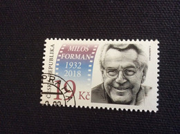 Yvert 1005 Oblitéré  CZ 2022 Réalisateur De Cinéma Film Milos  Forman - Used Stamps