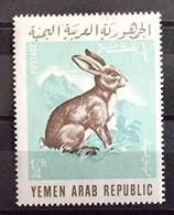 YEMEN REPUBLIQUE Lapins, Lapin, Rabbit, Conejo. Michel N° 485 ** Neuf Sans Charnière - Konijnen