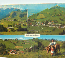 Postcard Switzerland Kurort Schwarzenberg Multi View - Schwarzenberg