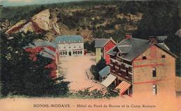 CPA - Belgique - Modave - Hôtel Du Pont De Bonne Et Le Camp Romain - Phototypie Desaix - Coloré - Modave