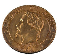 2 Centimes -  Napoléon III -    France - 1861 BB  - Bronze - TTB + - - 2 Centimes