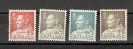 GREENLAND - 4 MNH STAMPS - 1963. - Unused Stamps