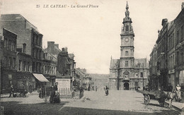 Le Cateau * La Grand'place * Attelage âne - Le Cateau