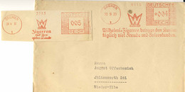 516  Cigare, Tabac: Ema D'Allemagne, 1932/33 - Tobacco Meter Stamps From Bremen, Germany. Wilhelmi Zigarren Cigar - Drugs