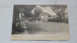 ANTIQUE POSTCARD SÃO TOME E PRINCIPE - A PRAÇA GOVERNADOR MELLO UNUSED - Sao Tome Et Principe