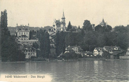 Postcard Switzerland 1915 Wadenswil Das Burgli - Wädenswil