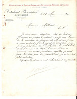 Facture De La Manufacture D'Armes Carabines Revolvers , Chasse Autechaud-Bonnavion à St Etienne Rue Villebeuf En 1901 - 1800 – 1899