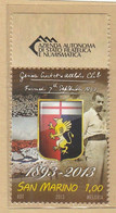 RSM F.lli Nuovi 0479 - San Marino 2013 - "GENOVA CRIKET" 1v.** - Neufs