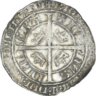 Monnaie, France, Jean II Le Bon, Gros Blanc Aux Fleurs De Lis, 1360-1364, TTB - 1350-1364 Giovanni II Il Buono