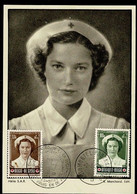 BELG.1953 912-913 FDC Card (mobiel Postkantoor) : " Princesse Joséphine Charlotte Croix Rouge " Overstroming 1953 - 1951-1960