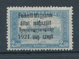 1921. Western Hungary (I.) Occupation - Non Classés