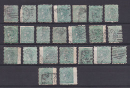 AUSTRALIE DU SUD LOT DE 23 TIMBRES  OBLITERES LA REINE VICTORIA  ONE PENNY - Usati