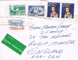 48422. Carta Aerea VANCOUVER (Canada) 1967 To England - Brieven En Documenten
