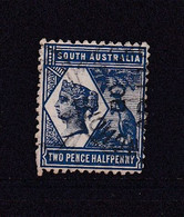 AUSTRALIE DU SUD 1899 TIMBRE N°77 OBLITERE LA REINE VICTORIA - Usati