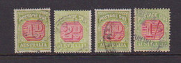 AUSTRALIA    1909    Postage  Due    4  Values      USED - Oblitérés