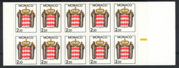 Monaco - Carnet YV 1 N** Armoiries Cote 11,50 Euros - Libretti