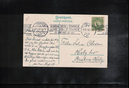 Sweden 1912 Olympic Games Stockholm Interesting Postcard With Olympic Postmark - Verano 1912: Estocolmo