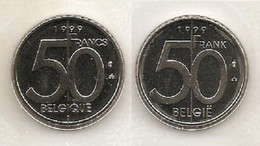 50 Frank 1999 Frans+vlaams * Uit Muntenset * FDC - 50 Francs