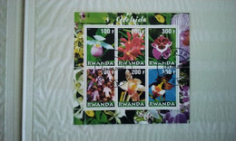 Rwanda Flowers Orchid 2000 Used. - Usati