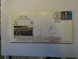 INDIA  122 INFANTRY BATTALION (TA) MADRAS COVER 2006 - Usati