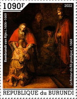 Burundi  2022 Rembrandt.  (1115a) OFFICIAL ISSUE - Rembrandt
