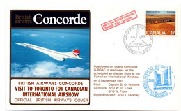 Concorde BA 1981 - Toronto Airshow - Premiers Vols