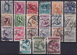 AUSTRIA 1925 - Canceled - ANK 447-467 - Complete Set! - Usados