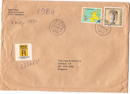 1998 R-envelope / Cover - Large Format) LUXEMBOURG / BULGARIA - Lettres & Documents