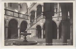 C3434) SPITTAL A. D. Drau - Schlosshof PORCIA Mit Brunnen ALT 1929 - Spittal An Der Drau