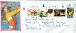USA. Letter 2022:  "WONDER WOMAN", From Kansas, Sent To Andorra (Principat) - Cartas & Documentos