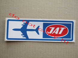 JAT - YUGOSLAV AIRLINES ( Old Sticker ) - Stickers