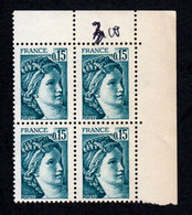 Bloc De 4 Valeurs - Sabine De Gandon 0,15 - 1977-1981 Sabine Of Gandon