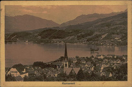 SWITZERLAND -  RICHTERSWIL - EDITION PHOTOGLOB - MAILED 1919 (15637) - Richterswil