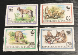 Lot De 4 Timbres Neufs** Burundi 1992 - Neufs