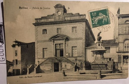 Cpa, écrite En 1909, 87 Bellac, Palais De Justice, éd Du Bazar Universel (Haute Vienne) - Bellac