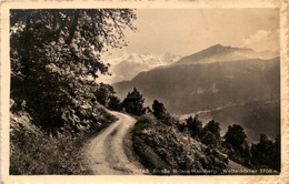 Straße Brünig-Hasliberg - Wetterhörner (20743) * 24. 12. 1912 - Hasliberg