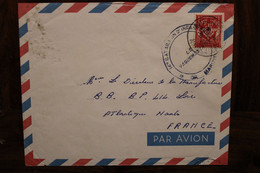 1960's Madagascar FM Ambositra BIMA Bataillon Infanterie Marine Cover - Timbres De Franchise Militaire