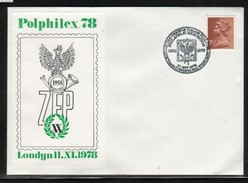 GB POLONICA 1978 20TH ANNIV OF PZF POLPHILEX 78 UNION OF POLISH PHILATELISTS EXPO EXHIBITION COVER Poland Polska Eagle - Otros & Sin Clasificación