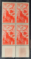 Algérie 1949/53 PA11 En Bloc De 4 BdF  **TB Cote 52€ - Airmail