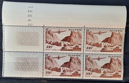 Algérie 1949/53 PA10 En Bloc De 4 CdF  **TB Cote 20€ - Airmail