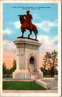 Texas Houston Hermann Park Sam Houston Monument 1939 - Houston