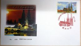 Japan 2011 150 Years Friendship Germany Japan FDC DE.215 - Lettres & Documents