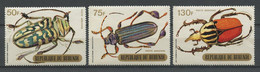 BURUNDI 1970 PA N° 126/128 ** Neufs MNH TTB C 30 € Faune Coléoptères Insectes Sternotomis Bohemani Mecynorrhina - Unused Stamps