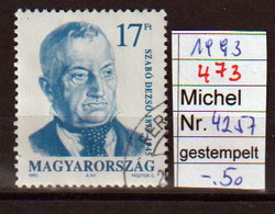 Große Literaten  (473) - Used Stamps